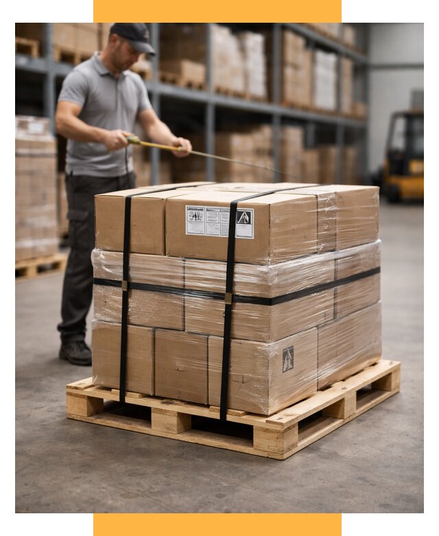 Упаковка и паллетирование грузов от 3606 р. | СетСервис-Дмт