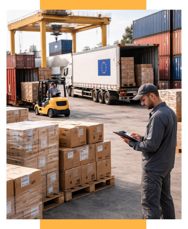 Доставка грузов из Европы от 12364 р., логистика СетСервис-Дмт