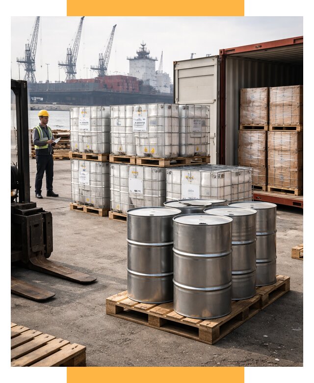 Доставка химического сырья из Индии от 257575 р. | СетСервис-Дмт