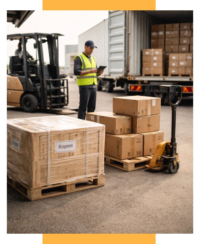 Доставка грузов в Корею из России от 36061 р. | СетСервис-Дмт