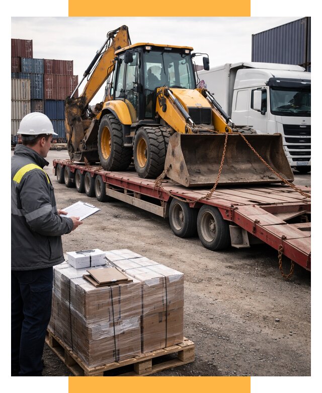 Международная перевозка спецтехники от 46364 р., СетСервис-Дмт