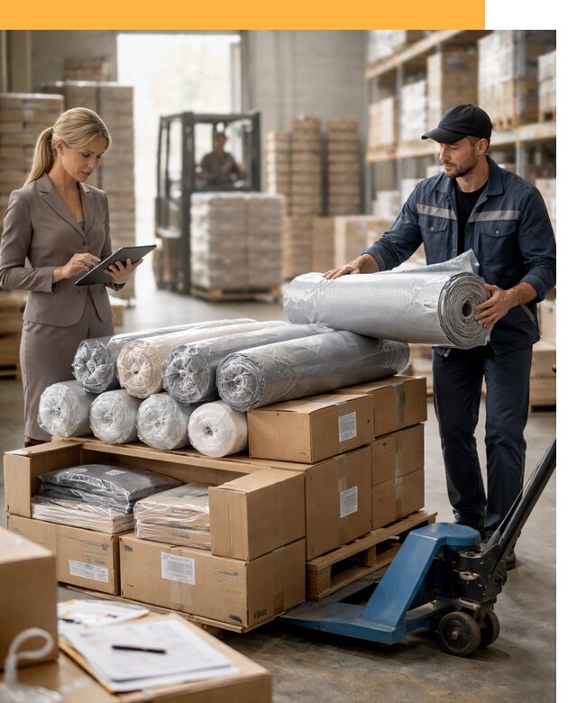 Перевозка текстиля по миру от 15455 руб. с таможней и страхованием