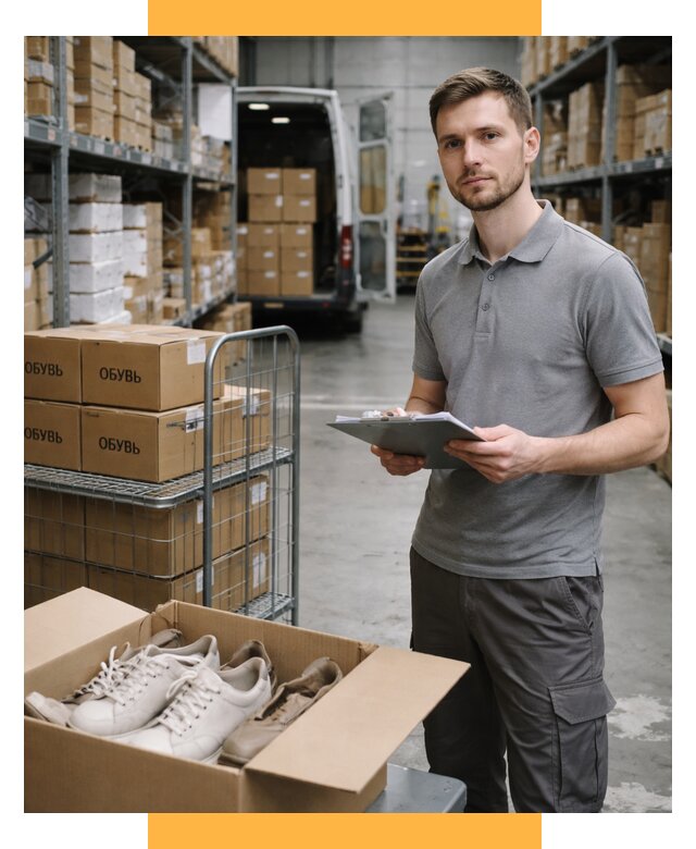 Доставка обуви из Китая и Турции от 4636 р. СетСервис-Дмт