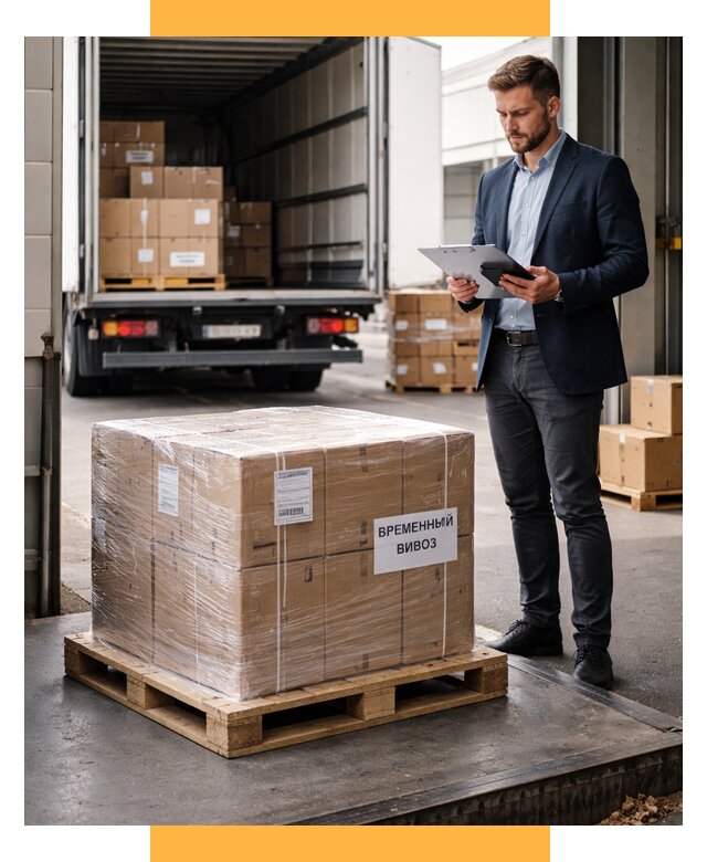 Временный вывоз товаров под ключ от 8242 р. | СетСервис-Дмт