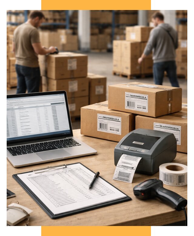 Маркировка импортных товаров от 4636 р. под ключ, СетСервис-Дмт