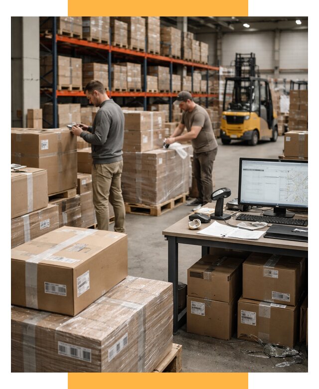 Склад консолидации в Европе от 6697 р., услуги СетСервис-Дмт